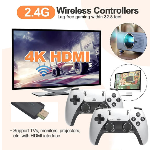 UTBOX X2 Pro Retro Game Stick Console, 128GB, 4K HDMI