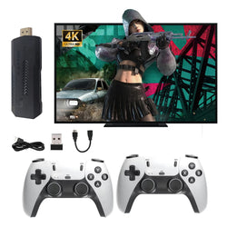 UTBOX X2 Pro 4K HDMI retro game stick bundle with two wireless controllers